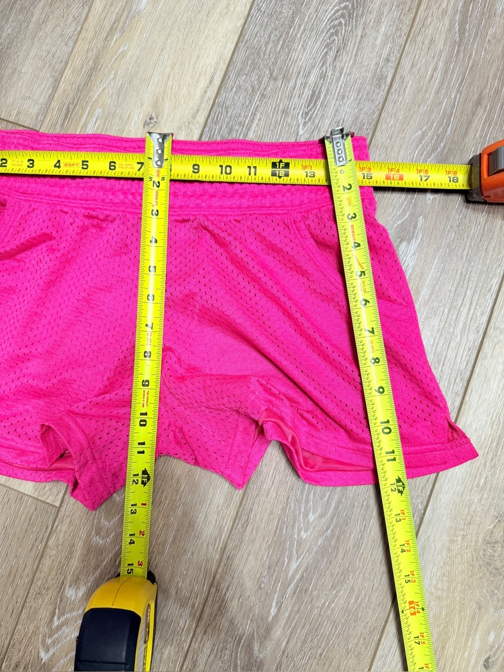 Russell Athletic Vibrant Pink Mesh Athletic Shorts - Picture 5 of 8